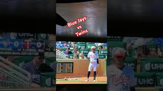 Blue Jays vs Twins #listenwell #mlb #baseball #torontobluejays #minnesotatwins