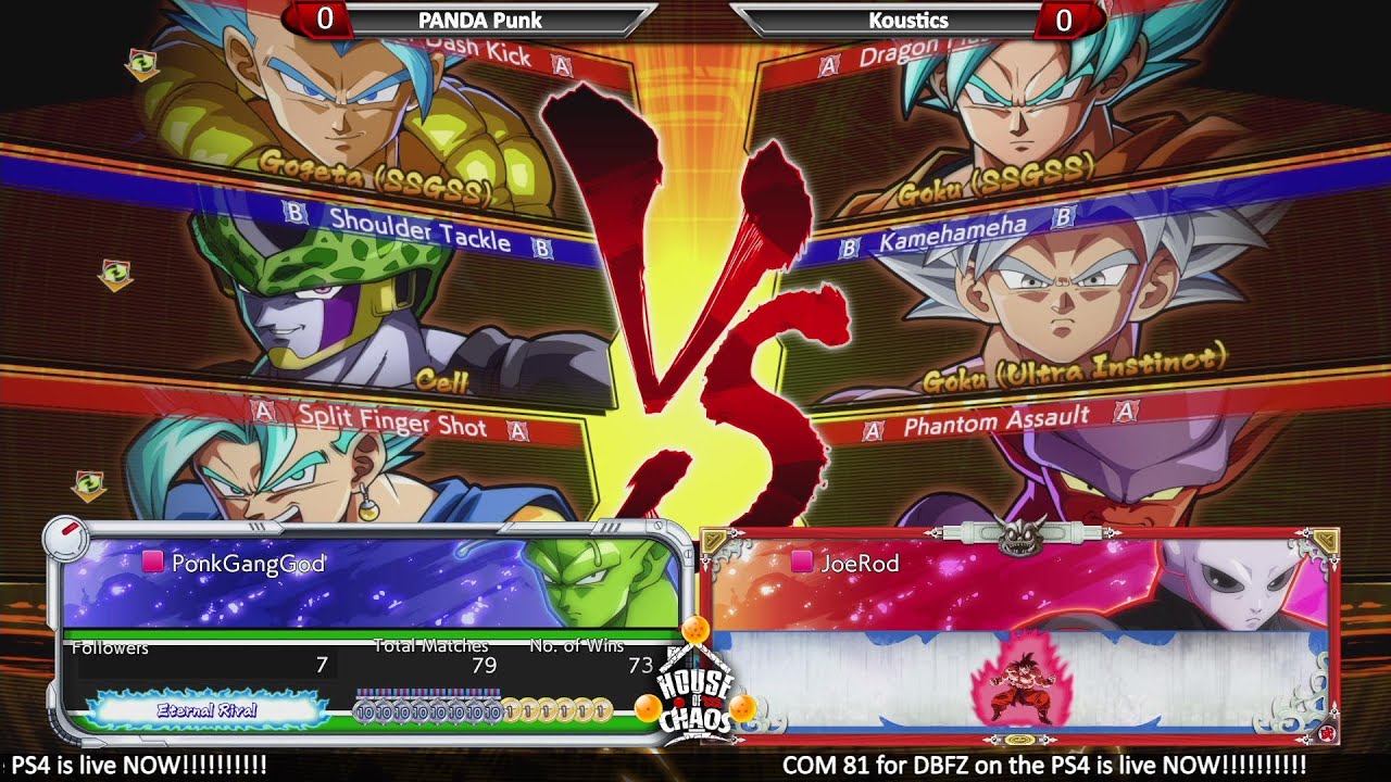 DBFZ [PS4] | COM 81 | PANDA Punk vs Koustics | The Set that started EVERYTHING LMAO