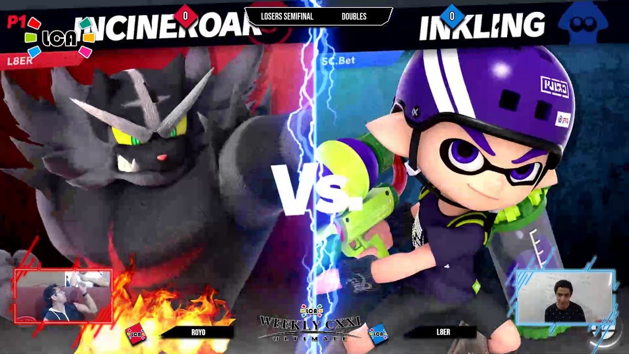 LCA Weekly 121 | Singles Winners R2 | MVP L8er (Incineroar) vs. SC Bet (Peach, Inkling)