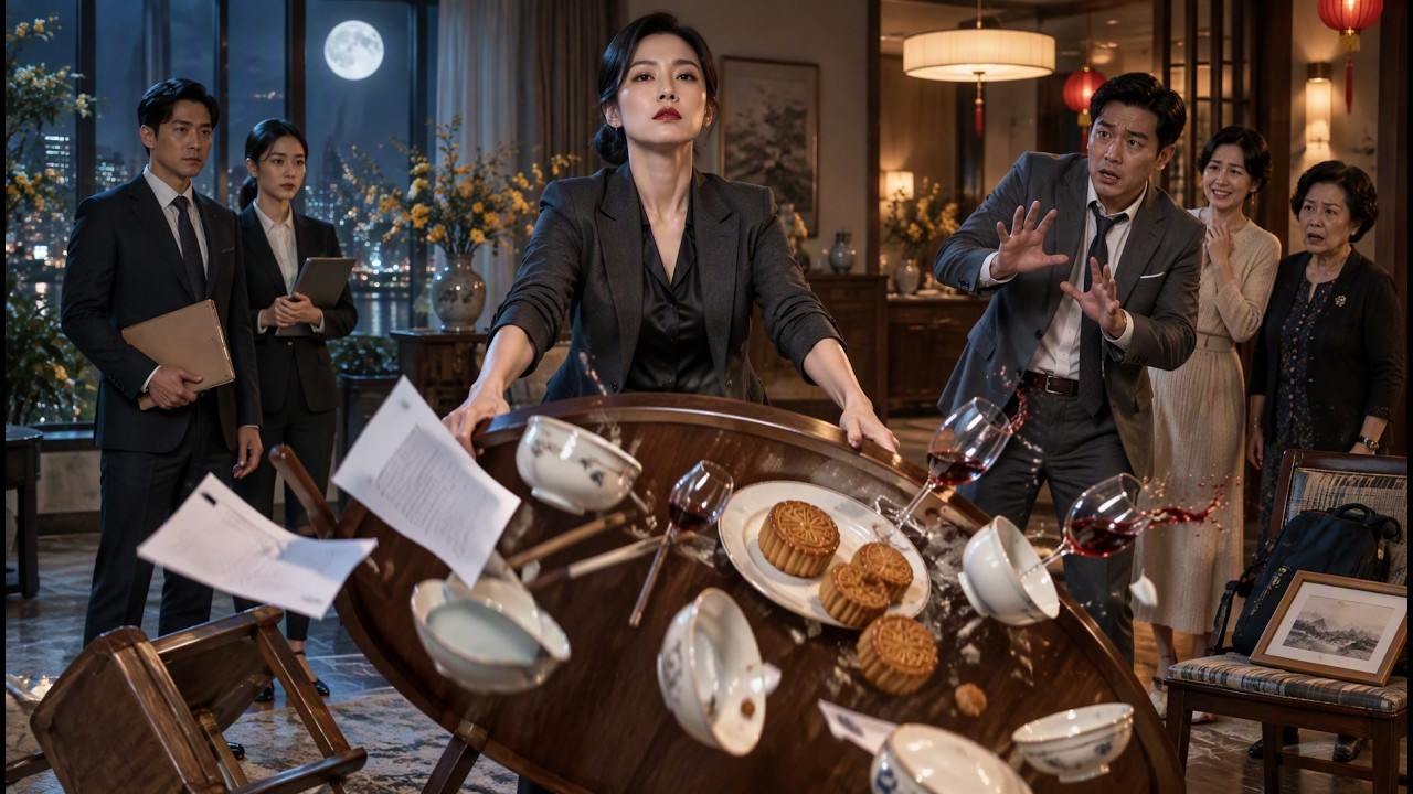 家宴上丈夫把女兒座位讓給初戀兒子!我掀桌停掉三千萬,他們頭晚房費刷不出