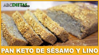 PAN KETO DE SESAMO Y LINO