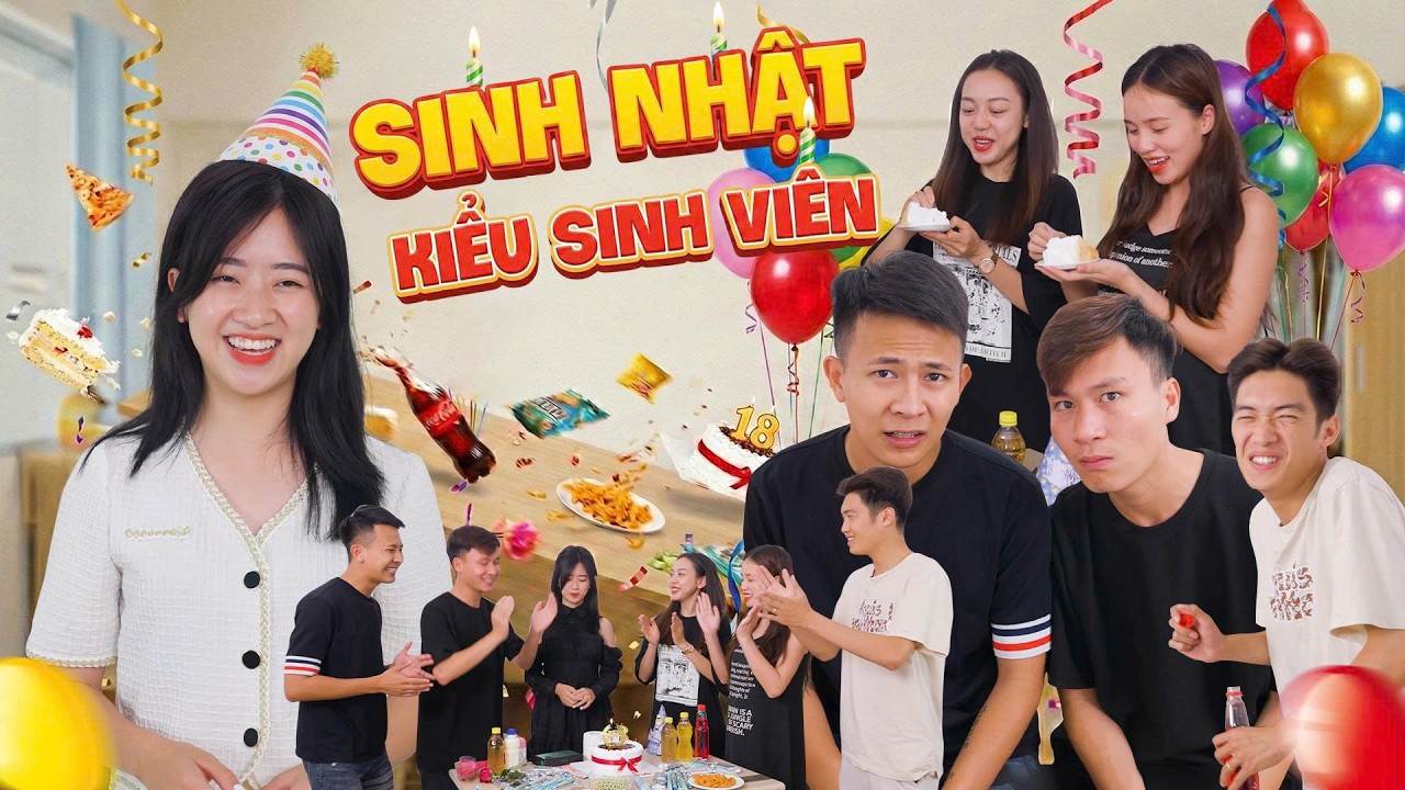 SINH NHẬT KIỂU SINH VIÊN | Đại Học Du Ký - Phần 352 | Phim Ngắn Siêu Hài Hước Gãy TV