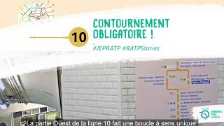 Une boucle à sens unique sur la ligne 10 | RATP