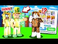 Pretending to be POOR in a RICH ONLY SERVER in Roblox PET SIMULATOR X!!