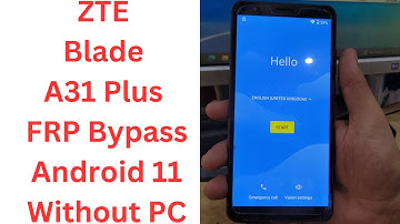 ZTE Blade A31 Plus FRP Bypass Android 11 Without PC - zte blade a31 plus frp bypass