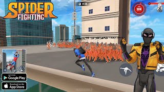 Spider Fighting: Hero Game (1 Vs 100 Fight) Gameplay Android