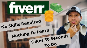 Make Money On Fiverr With No Skills TODAY | 6 Beginner Friendly Gigs To Earn Over $100 A Day