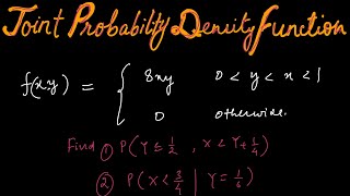 Joint probability density function solved example 7