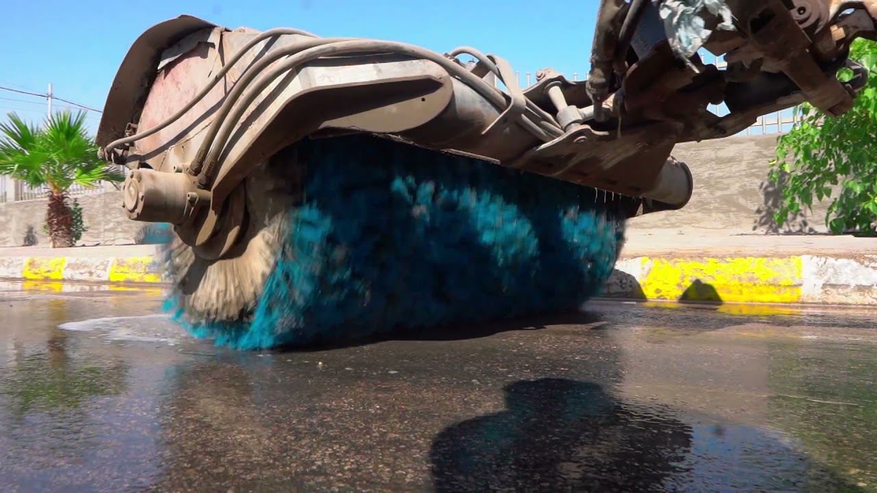 غسل شوارع الرمادي