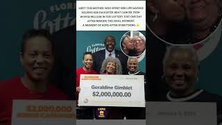 Paid for daughter's cancer care. Won $2M the next day. 🍀❤️#Miracle #Blessed #LotteryWin #MotherLove