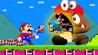 Super Mario Bros. When Clone Mario Enters The Maze | MARIO HP 1