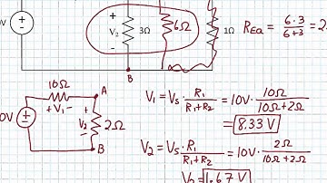 ECE 100 08 Voltage Division Example