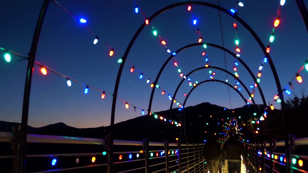 Gatlinburg Sky Bridge Christmas Lights YouTube