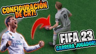 CONFIGURACION DE CR7 EN MODO CARREA JUGADOR DE FIFA 23