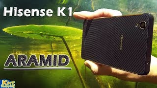 Hisense K1 ARAMID / C30 Rock обзор и краш-тест IP68