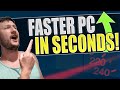 How to make your computer faster in seconds