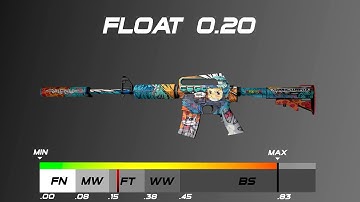 CSGO M4A1-S | Player Two - Skin wear/float