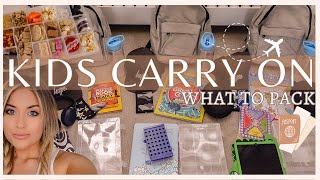 KIDS CARRY ON  WHAT TO PACK | SINGLE MUM PACKING FOR 3 KIDS