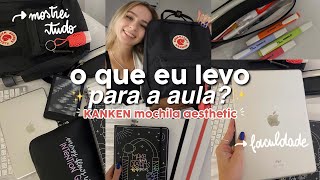 O QUE EU LEVO PARA A AULA? tour pela minha mochila kanken