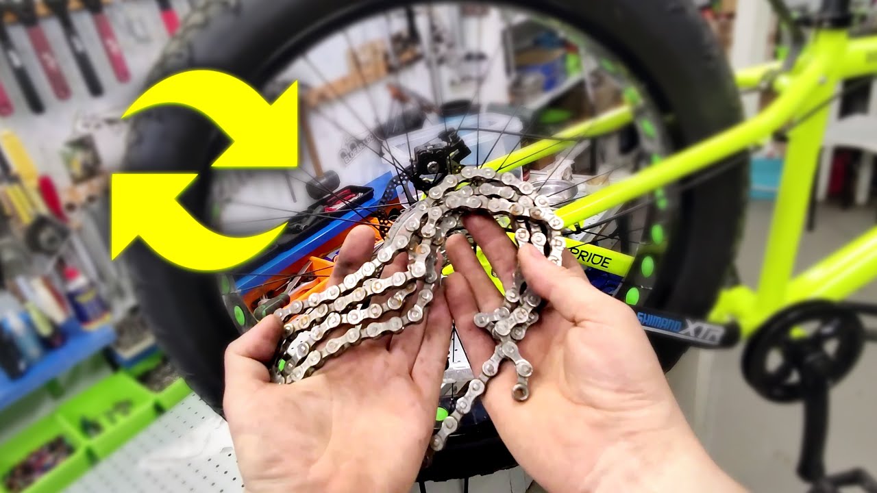 How to change a chain on a bike in a hurry YouTube
