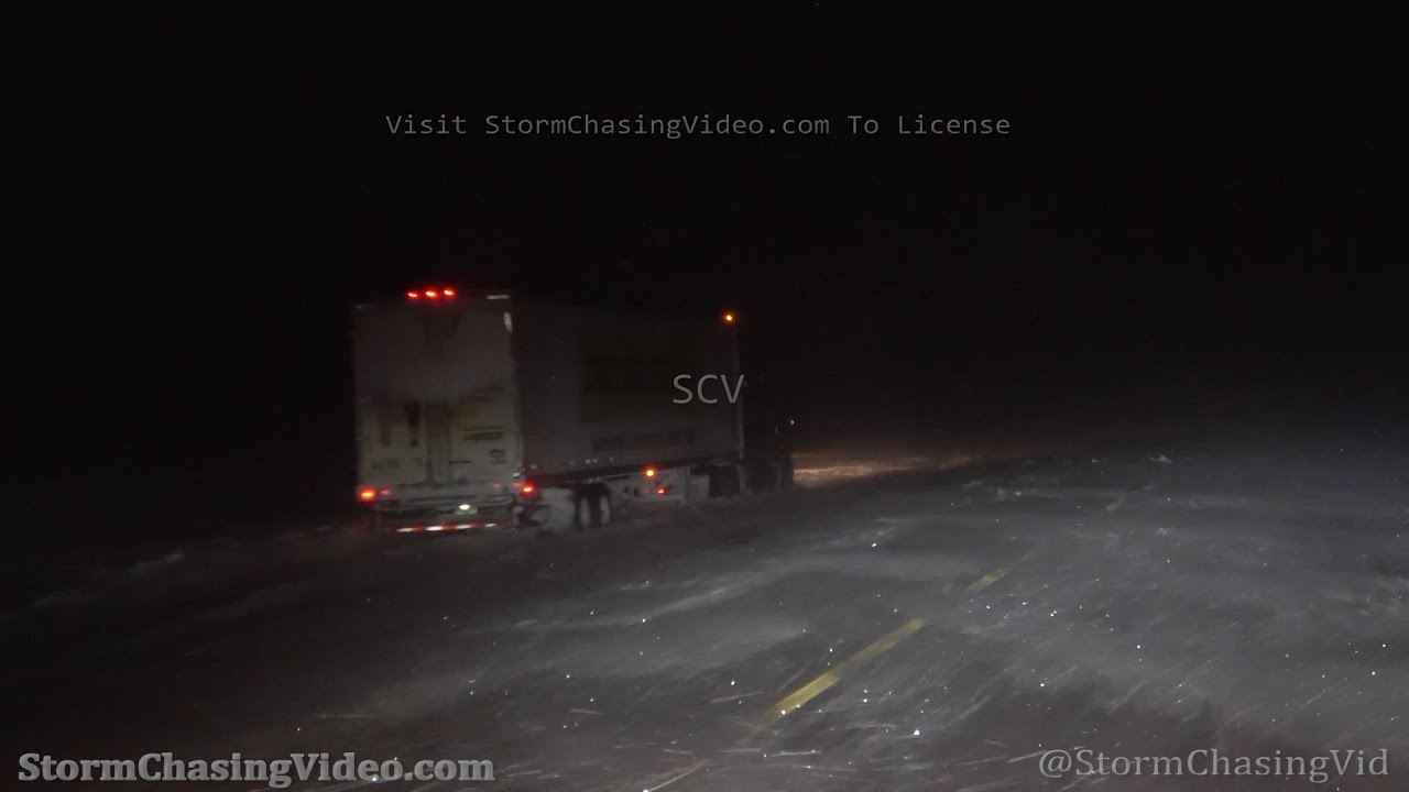 Blizzard Creates Extremely Difficult Travel, Fargo, ND - 1/4/2022