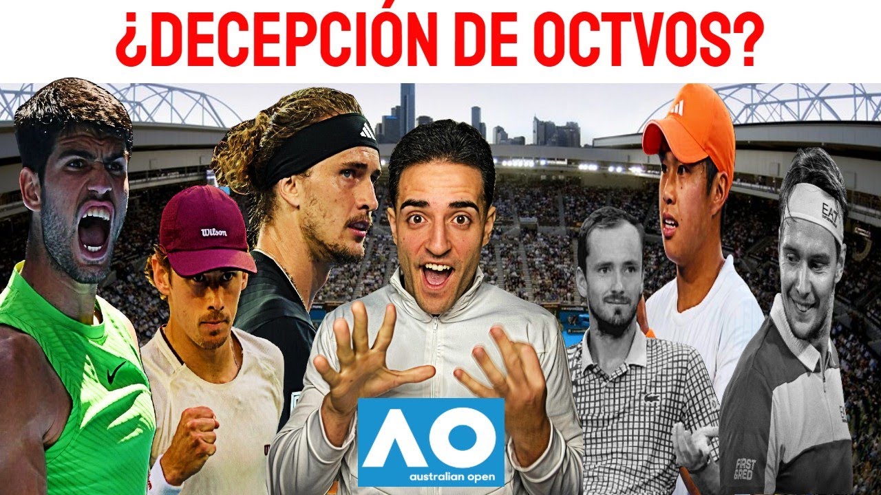 ALCARAZ VA VOLANDO✈️, TIEN y DE MIÑAUR BRILLAN✨, Y ZVEREV SORPRENDE😮 ¿DECEPCIÓN? | AO DÍA 8 🎾