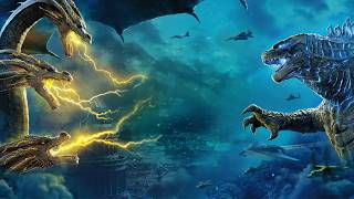 Nuclear Godzilla vs King Ghidorah   Godzilla King of the Monsters 4k, HDR
