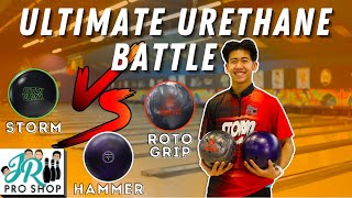 BOWLING'S BEST URETHANE??? | Roto Grip Rubicon UC3 vs Purple Hammer vs Storm Pitch Black
