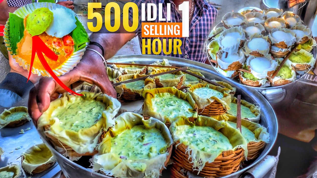 Bangalore Famous Chiblu Idli Only ₹10/ Traditional Village Style Idli Bangalore Food Tour