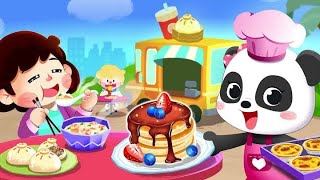 Baby Panda Fast Food Shop Game! Run Your Own Restaurant & Serve Yummy Food!" screenshot 1