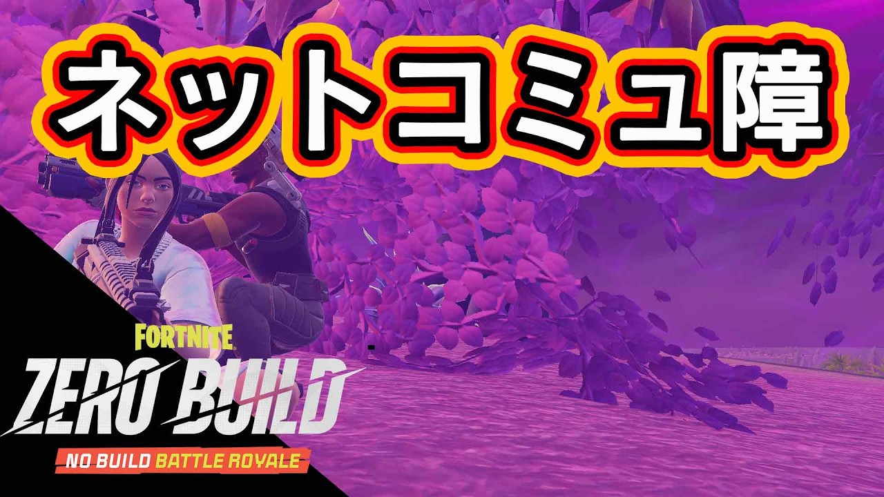 ネットコミュ障!!!【フォートナイト】【ゼロビルド】