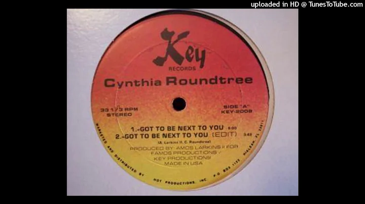 Cynthia Roundtree Got to be next to you (club mix)