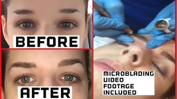 microblading the touch up with video footage