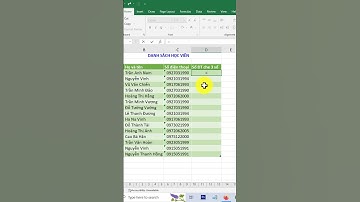 Cách che số điện thoại khi in ấn trong Excel #shorts