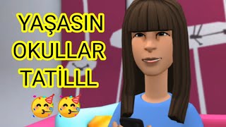 okulların tatil edildiğini duyunca ben  #komiköğrencivideoları #devamkee