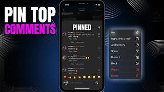 How to Pin Comments on Instagram Post or Reel (Quick Guide)