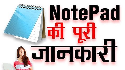 NotePad video // FULL information