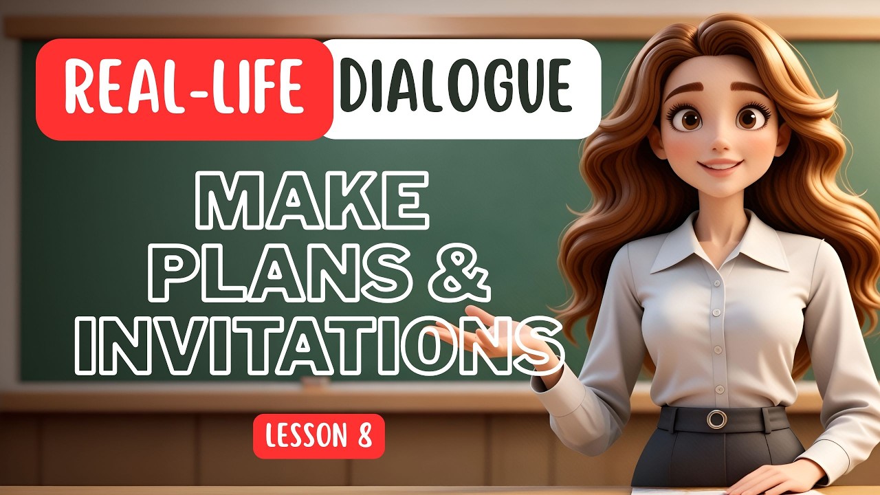 Make Plans & Invitations in English - Shadowing Conversation