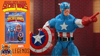 Marvel Legends CAPTAIN AMERICA Steve Rogers Retro Secret Wars 40th Anniversary Figure Review