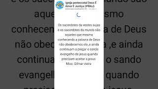 os sacerdotes da desobediência que rejeitam aceitar jesus e ainda continuam pregando a palavra Deus