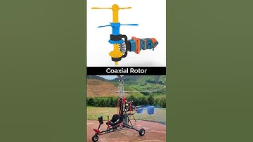 Coaxial Rotor Mechanism #mechanism  #engineering  #mechanical