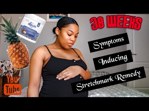 38 WEEKS PREGNANT : NATURALLY INDUCING,STRECTH MARK SOLUTION AND MORE | SOUTH AFRICAN YOUTUBER