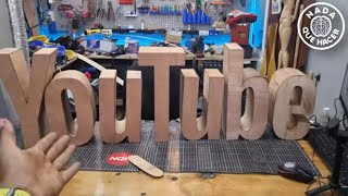 Mis primeras letras gigantes de madera! con  mi nuevo juguete la Falcon 2 Pro! by Nada que Hacer 16,535 views 2 weeks ago 22 minutes