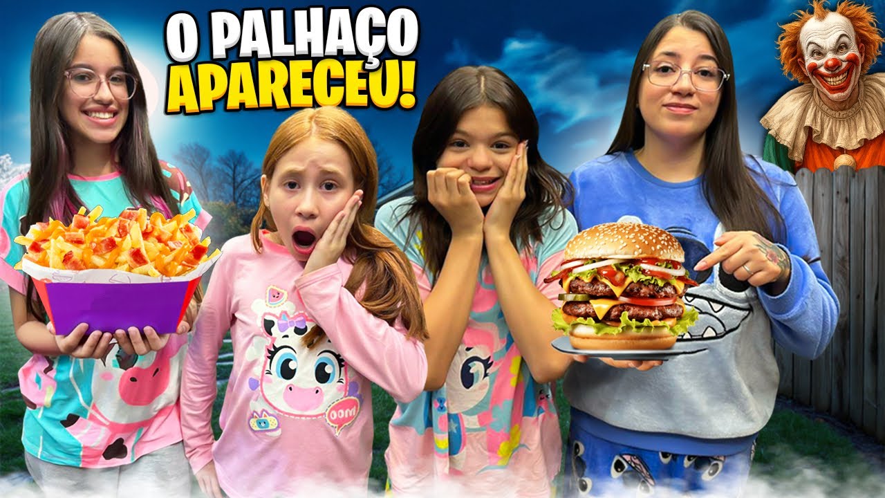 ERA PARA SER UMA NOITE DO HAMBÚRGUER MAS O PALHAÇO ATRAPALHOU *FICAMOS SEM LANCHE (KetlynMusketo)