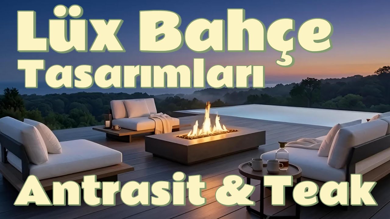 Lüks Bahçe Tasarımlarının Yeni Trendi: Antrasit & Teak Kompozit Deck Kombinasyonları