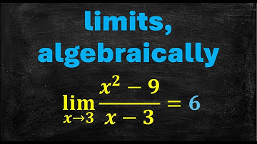 Determining Limits Algebraically