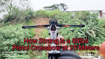 PSE Viper SS Handheld  Crossbow Shooting at 25 Meters