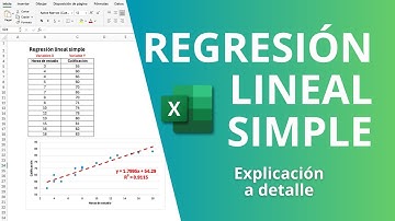 Cómo hacer una regresión lineal simple en Excel