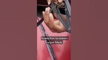 Vehicle maintenance!!! Detail guide how to safely remove wiper blades from car #wiper #windshield.