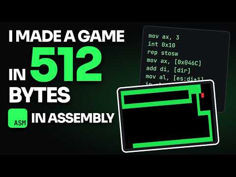 I Tried to Fit a Game in 512 Bytes... It Was a Mistake